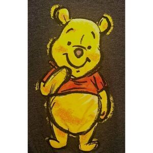 Disney Women's Gray XL Winnie The Pooh Tee Shirt 34x28
